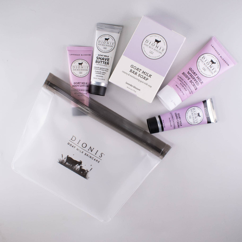 Dionis Lavender Blossom Goat Milk Travel Kit