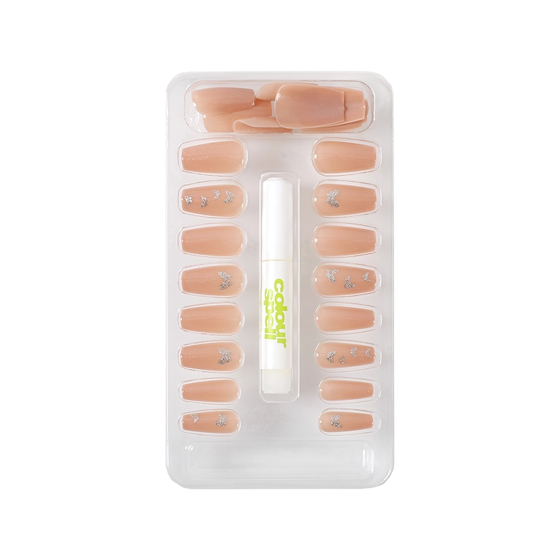 Press On Nails & Glue -Nude